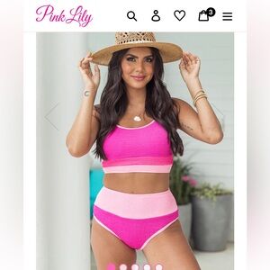 Pink Lily Do Not Disturb Bikini